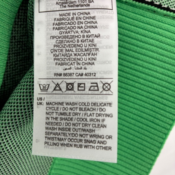 Adidas Originals Basketball Jersey Dress Black Green JJ3144 Women’s M Rare - Picture 13 of 15